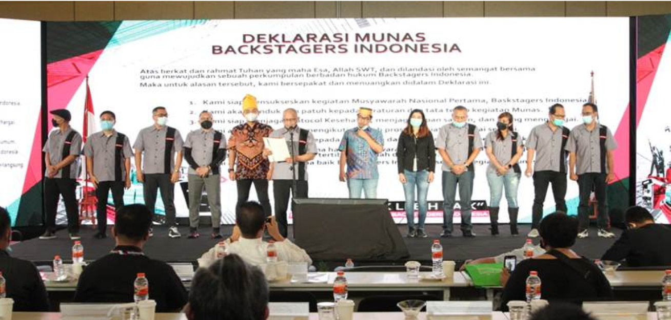 Munas II Forum Backstagers Indonesia Sukses Digelar, Andro Rohmana Terpilih Menjadi Ketua Umum
